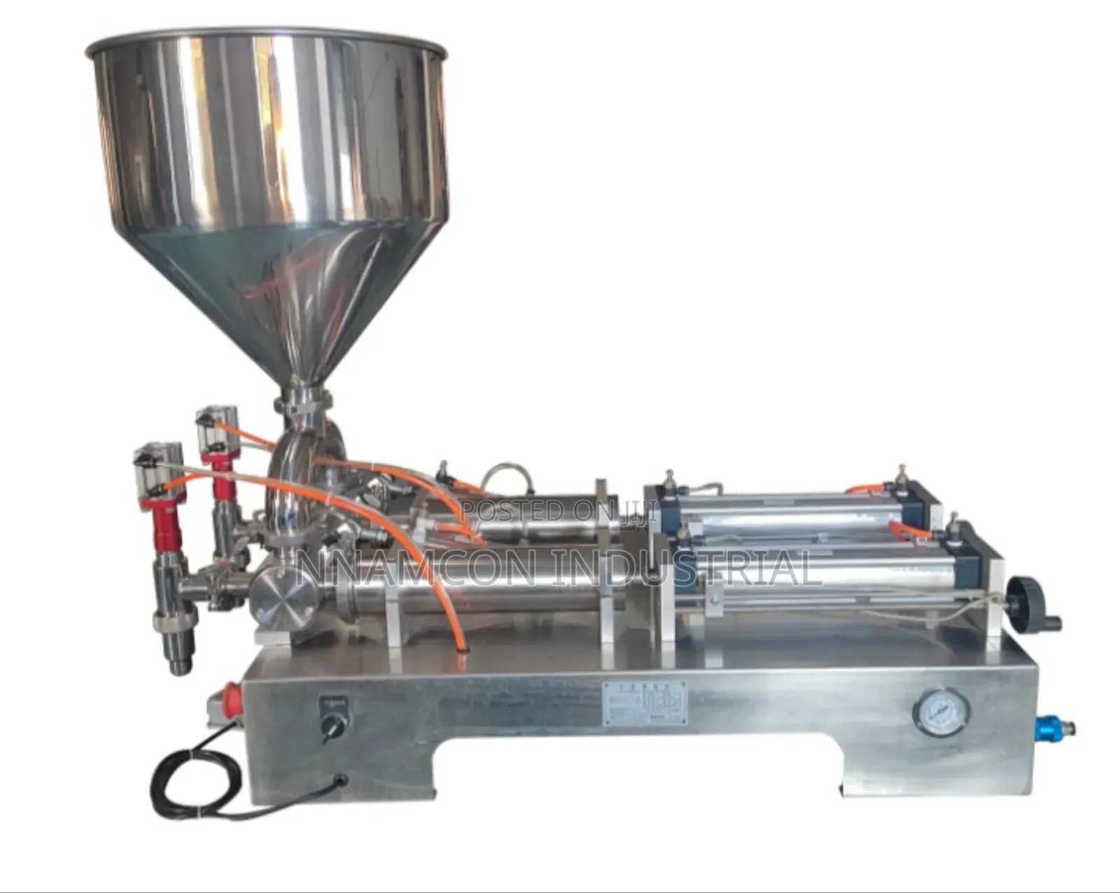 Double Nozzle Paste Filler Machine