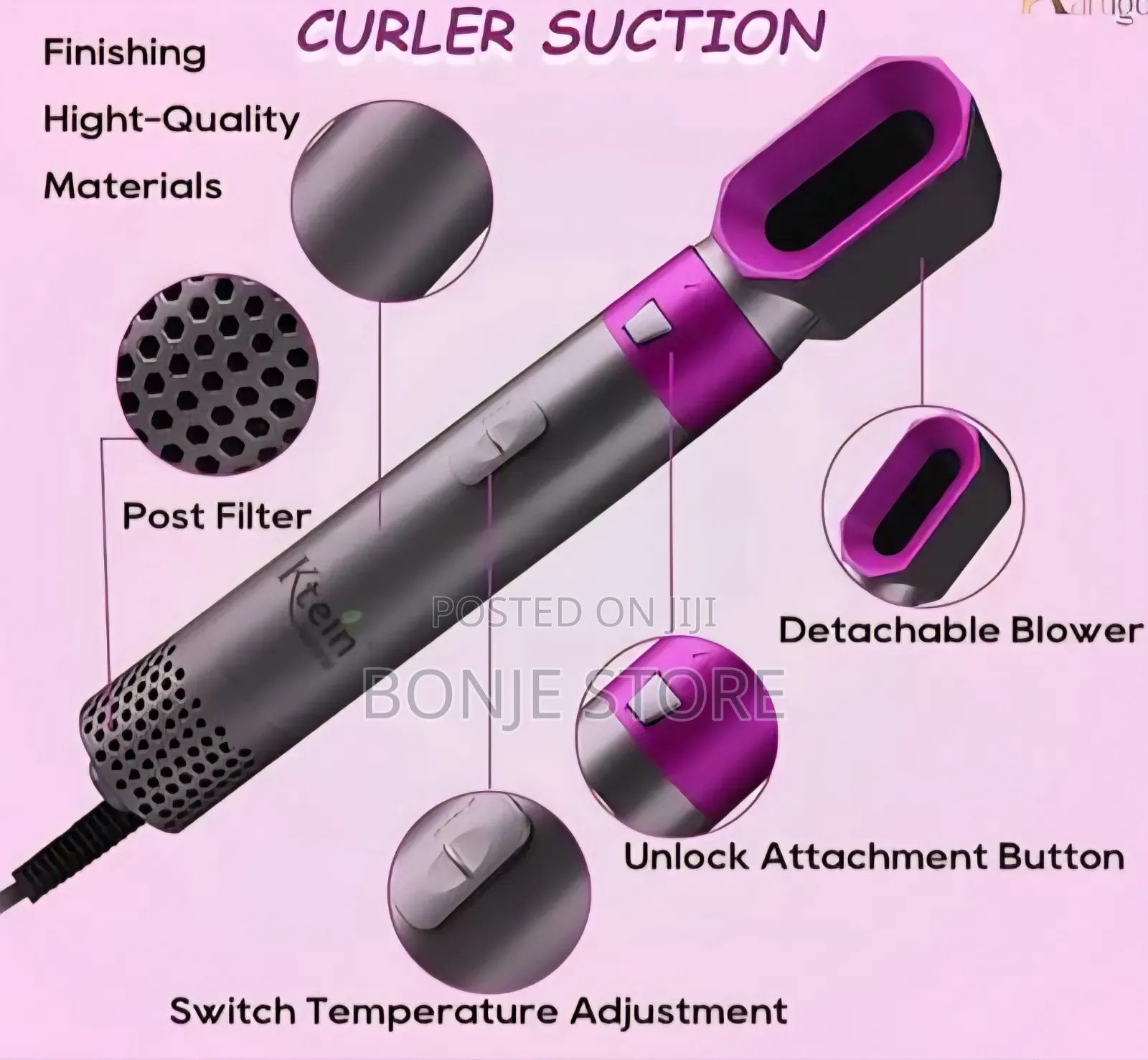 5 in 1 Hair Straightener/ Hair Styler Tools