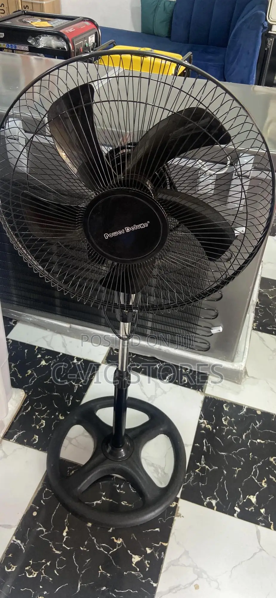 Power Deluxe 16" Electric Standing Fan - Copper Coil 5blades