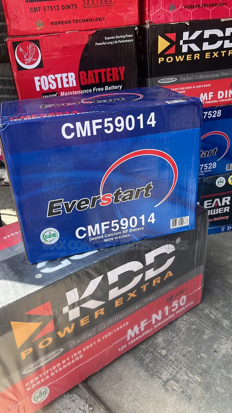 Battery 75amps 100amps 90amps 80amps