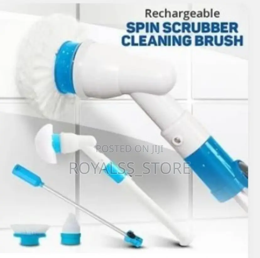 Rechargeable Spin Scrubber Cleaning Brush