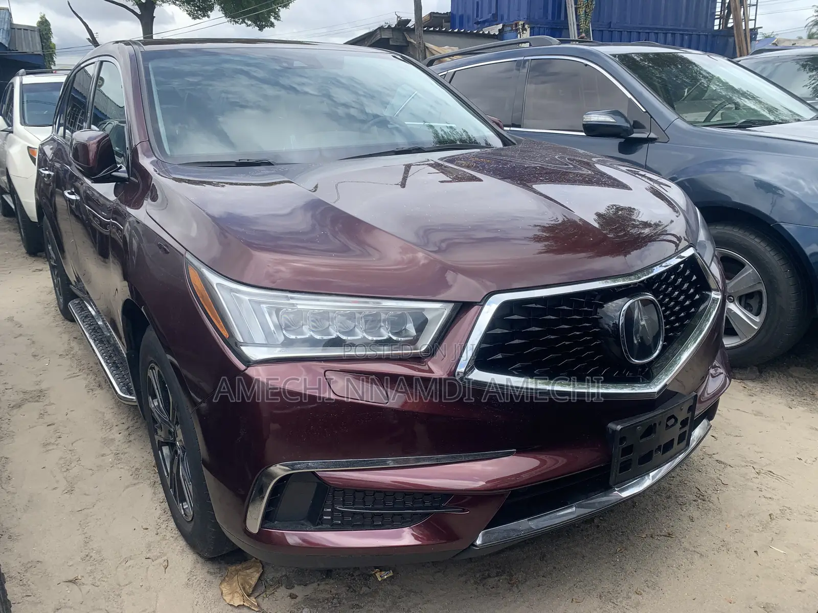 Acura MDX w/Advance Pkg FWD 2018 Red