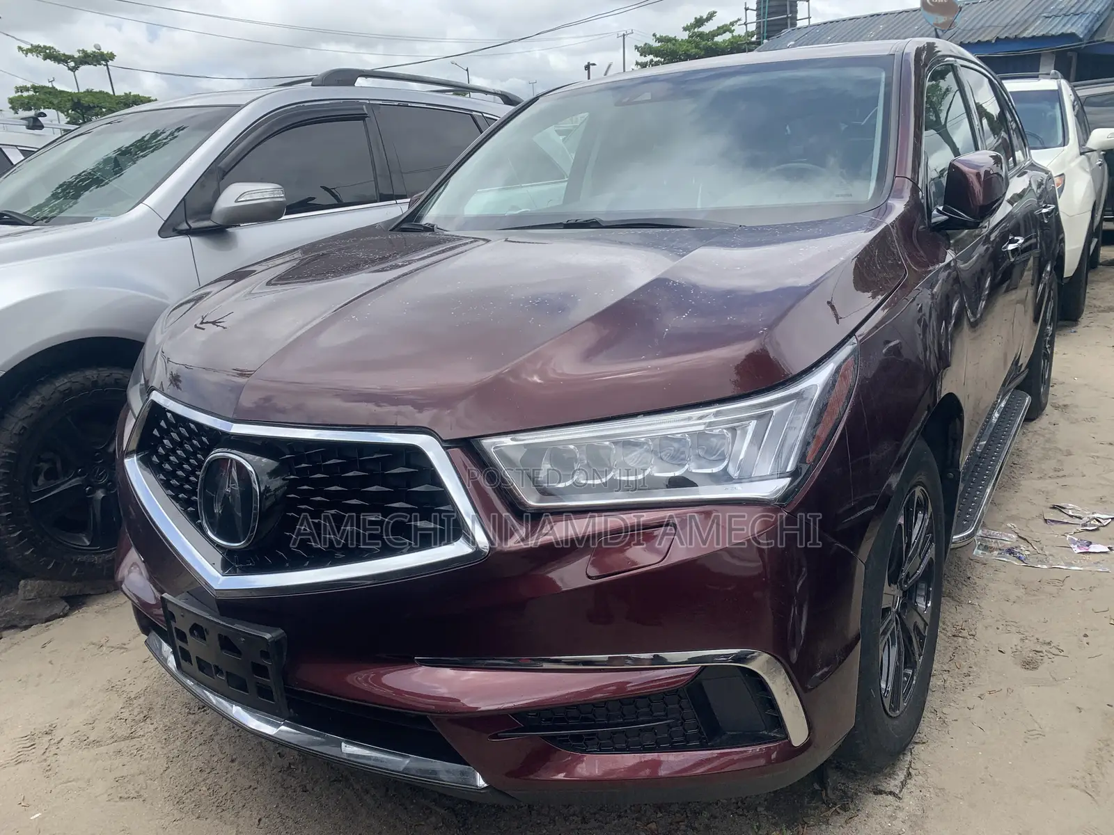 Acura MDX w/Advance Pkg FWD 2018 Red