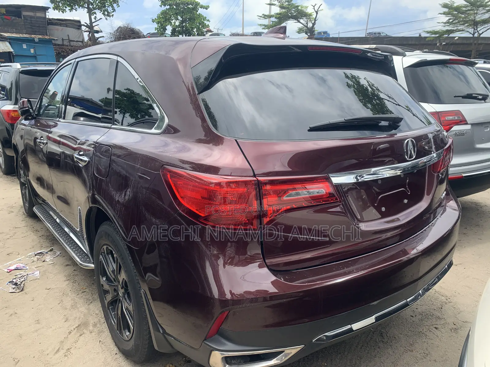 Acura MDX w/Advance Pkg FWD 2018 Red