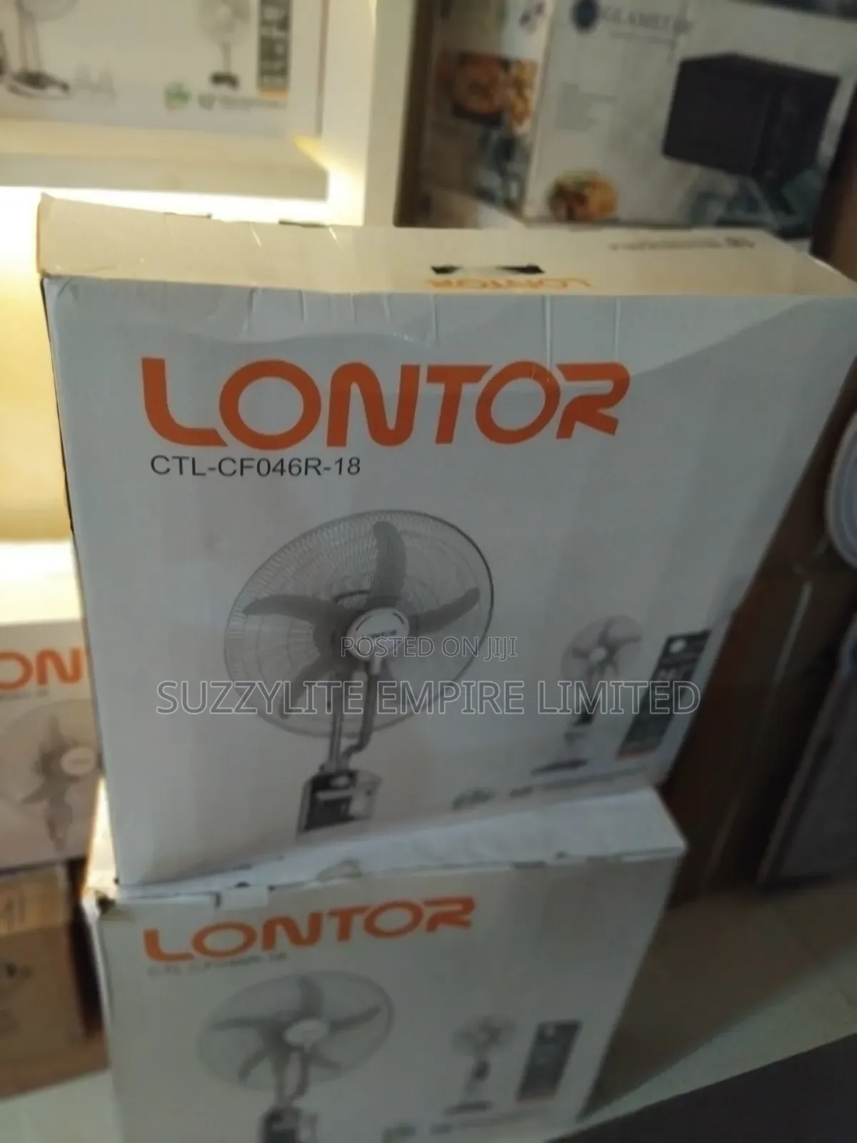 Lontor Water Mist Rechargeable Fan