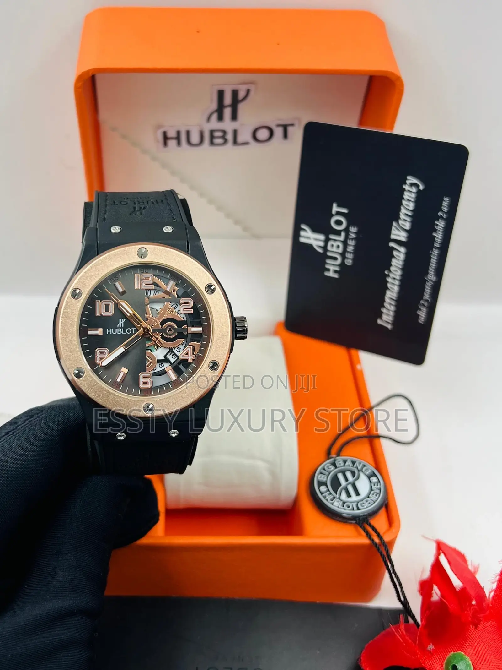 High Quality Luxury Hublot Leather Wristwatch