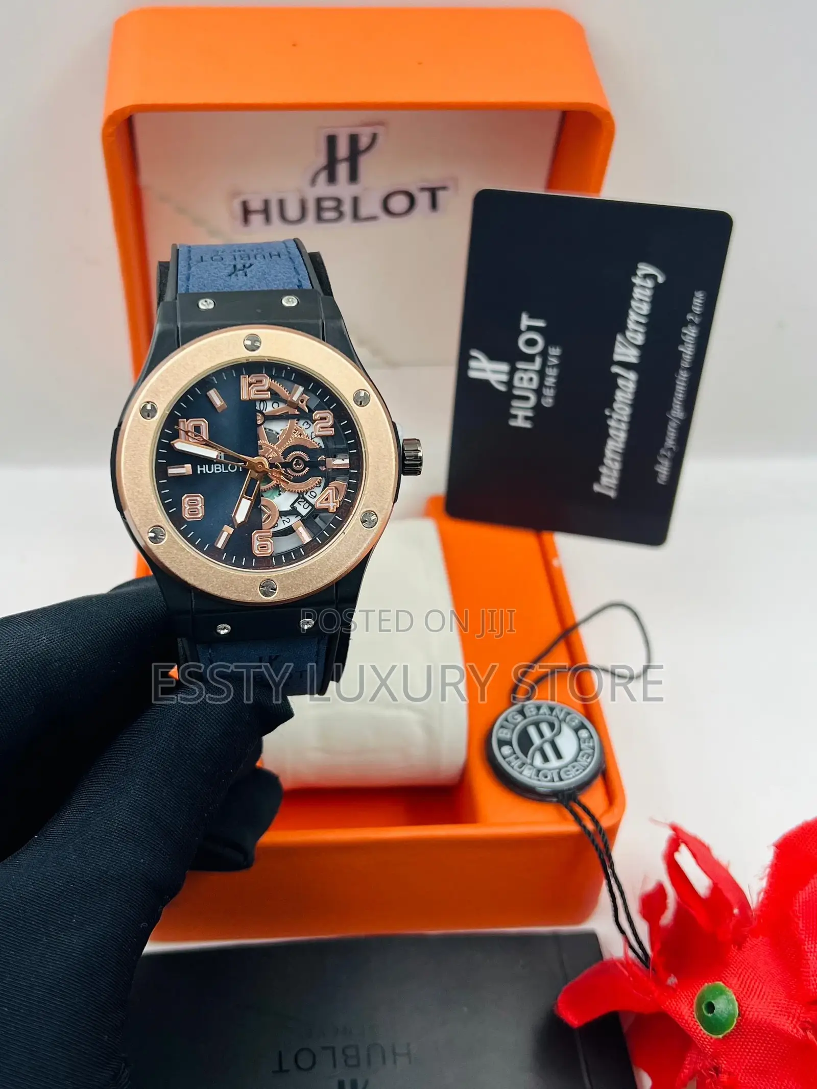High Quality Luxury Hublot Leather Wristwatch