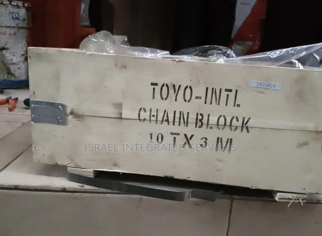 Toyo Chain Block 10 Ton X 3 Meters