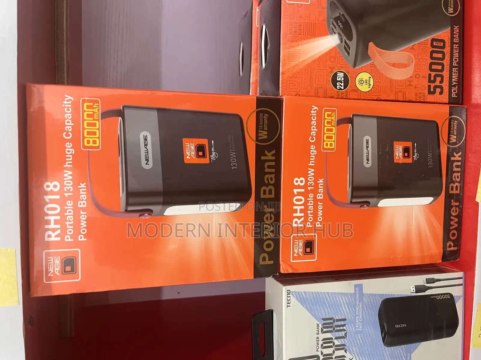 New Age Power Bank 80000mah