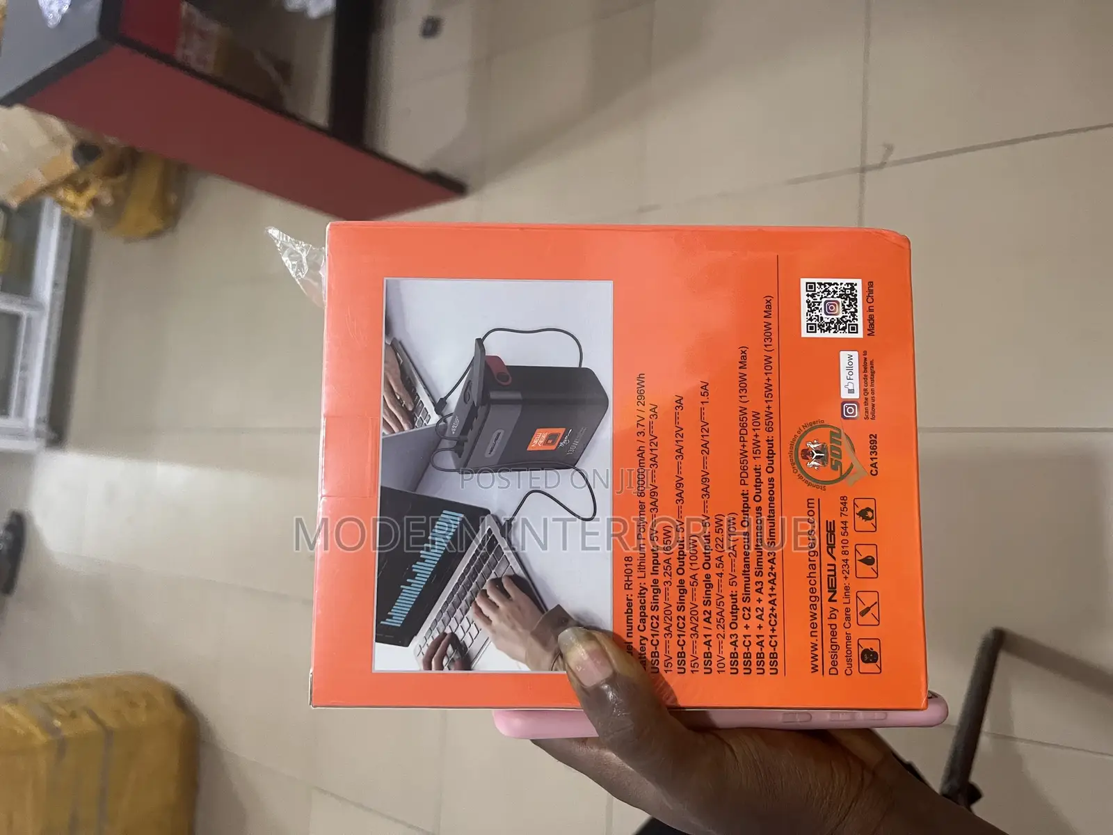 New Age Power Bank 80000mah