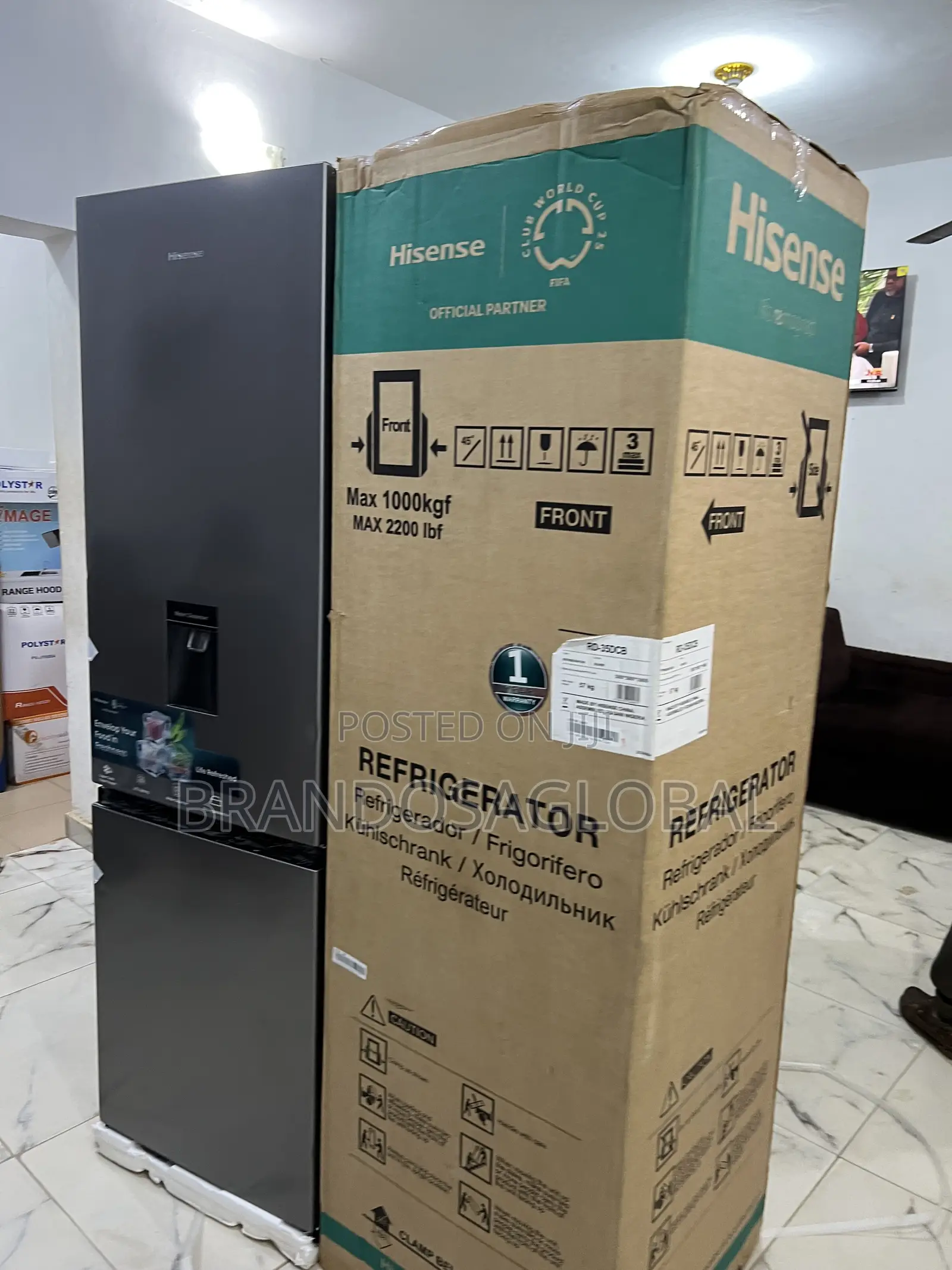 Hisense 264l Bottom Freezer Double Door Refrigerator- 1 Year Warranty