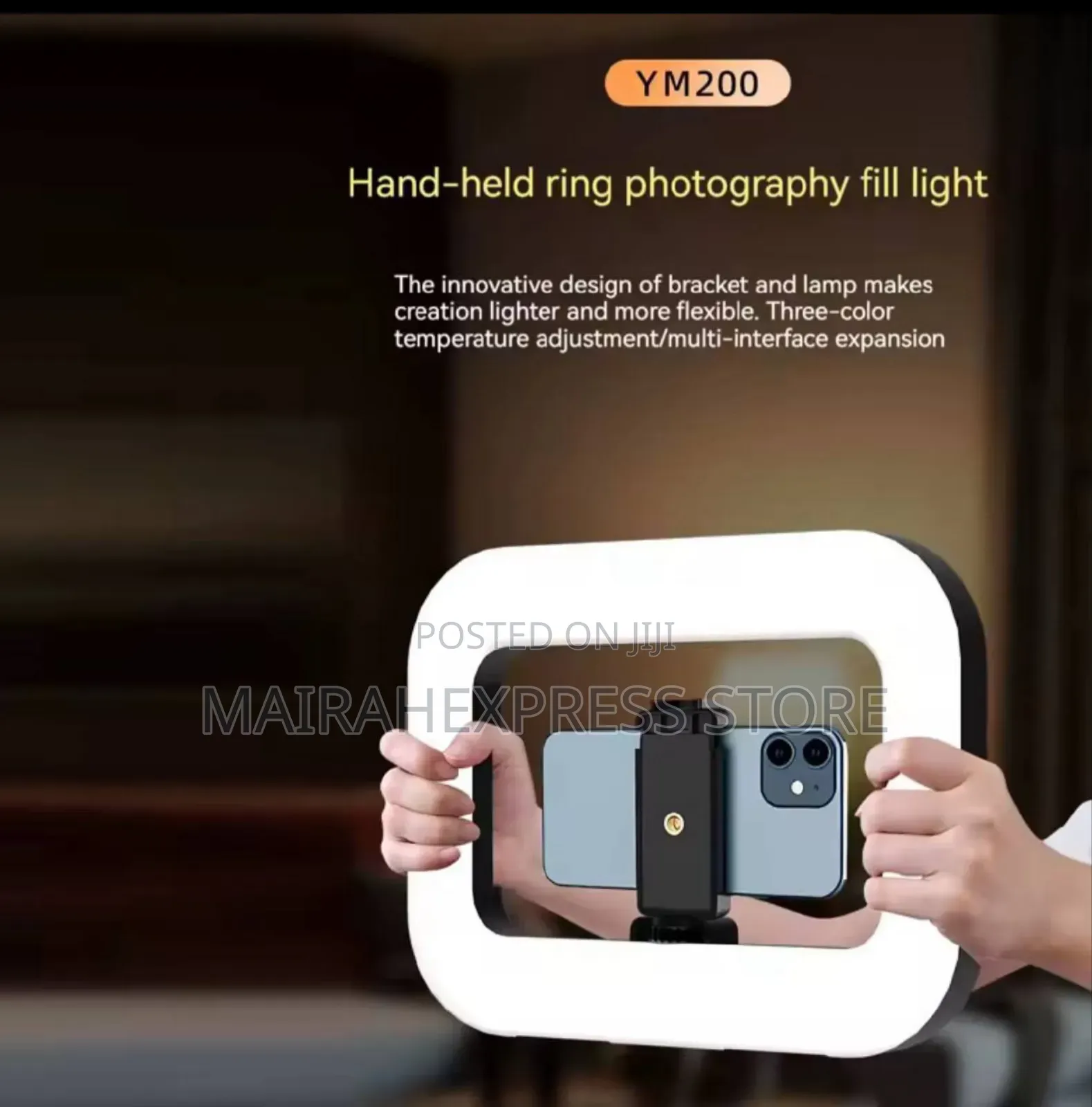 Rgb Phone Handheld Led Fill Light Selfie Light Phone Video Stabilizer