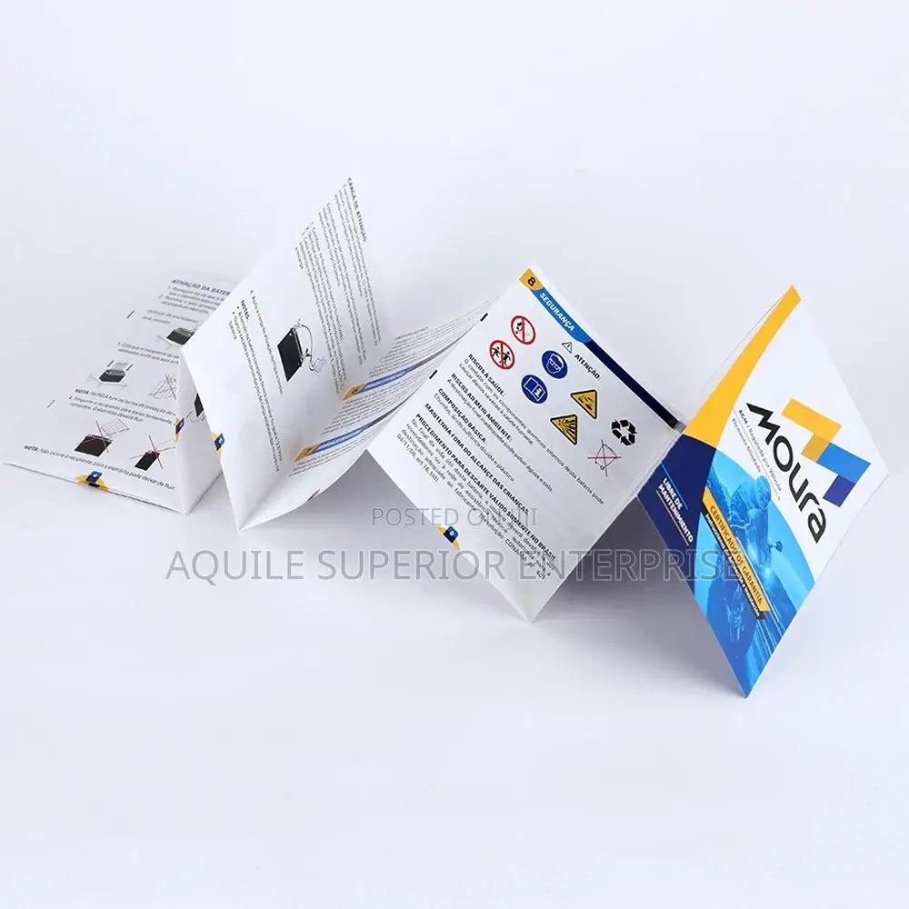 A5 Z-fold Brochures Printing