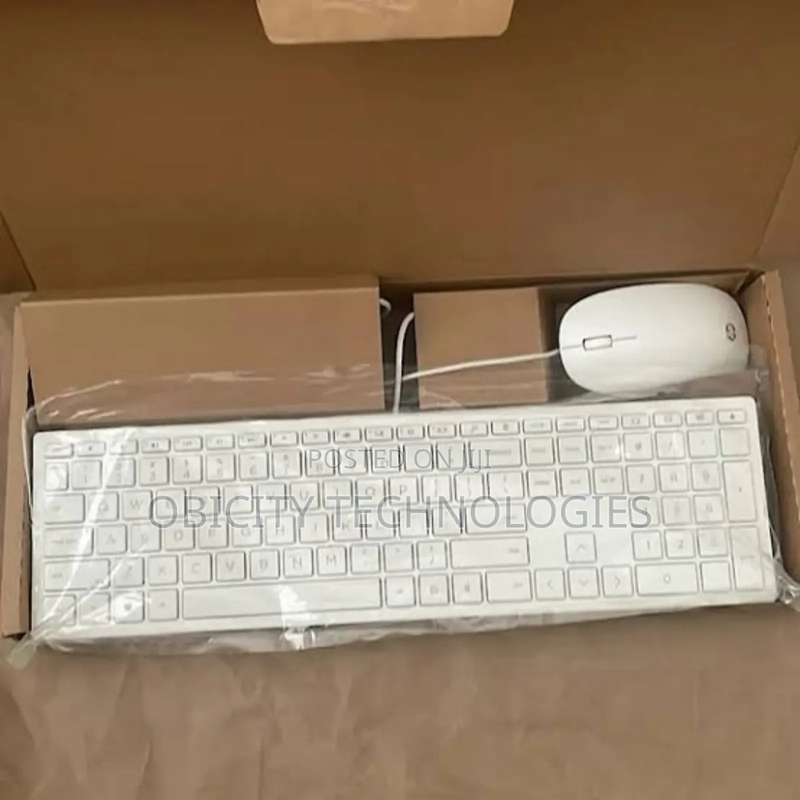 Hp White Usb Keyboard and Mouse Combo