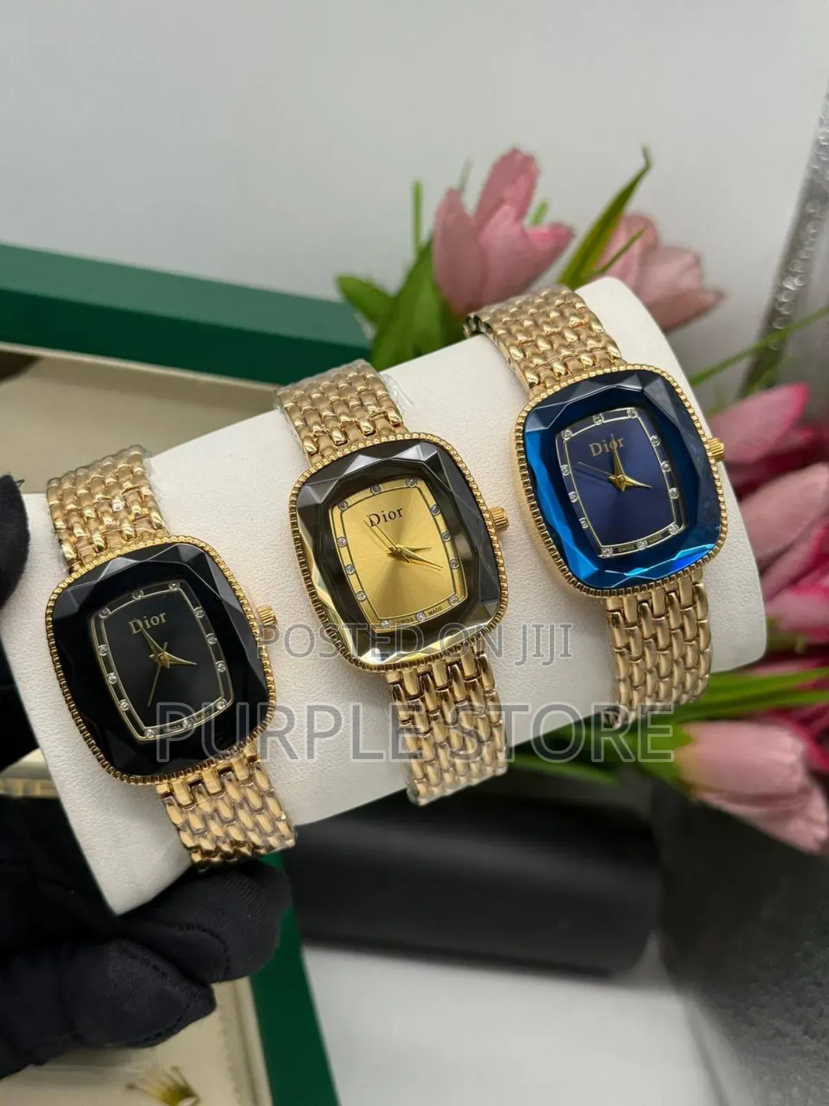 Dior Women Steel Watches in Gold and Silver