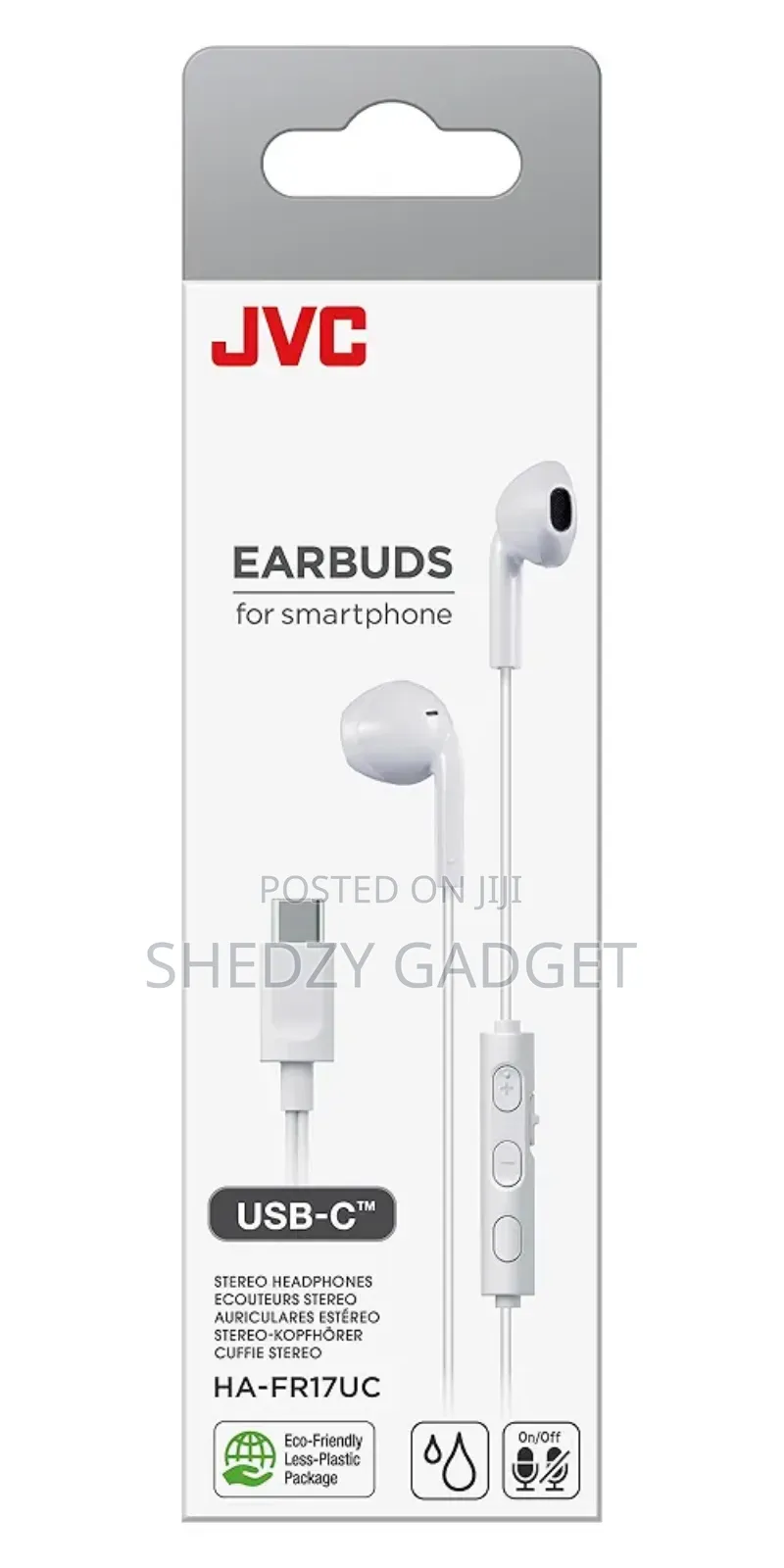 JVC Ha-Fr17uc-W Bud-Type Usb-C