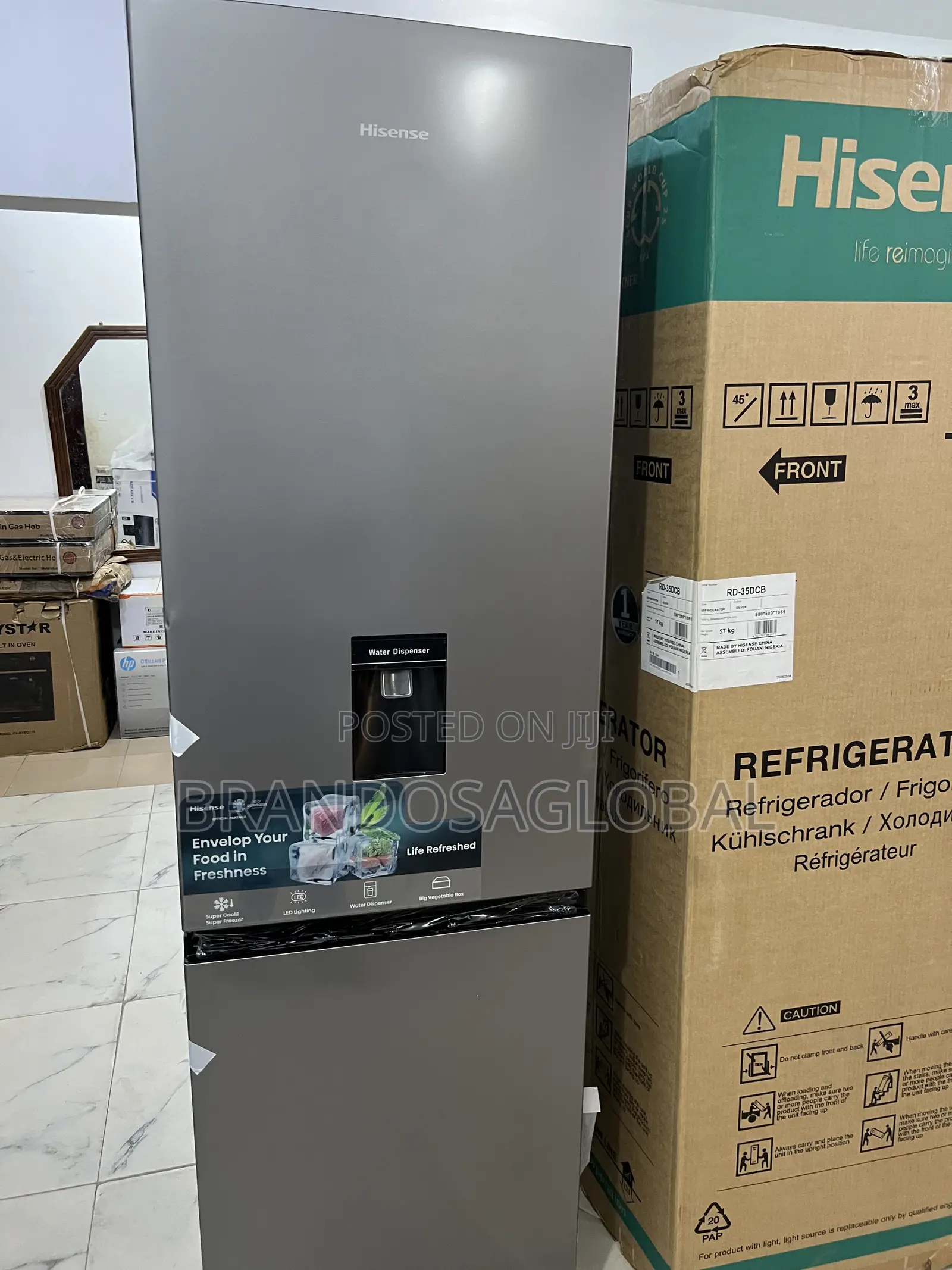 Hisense Ref 35dcb-Rd 264l Refrigerator – Sleek, Quiet Durable Build