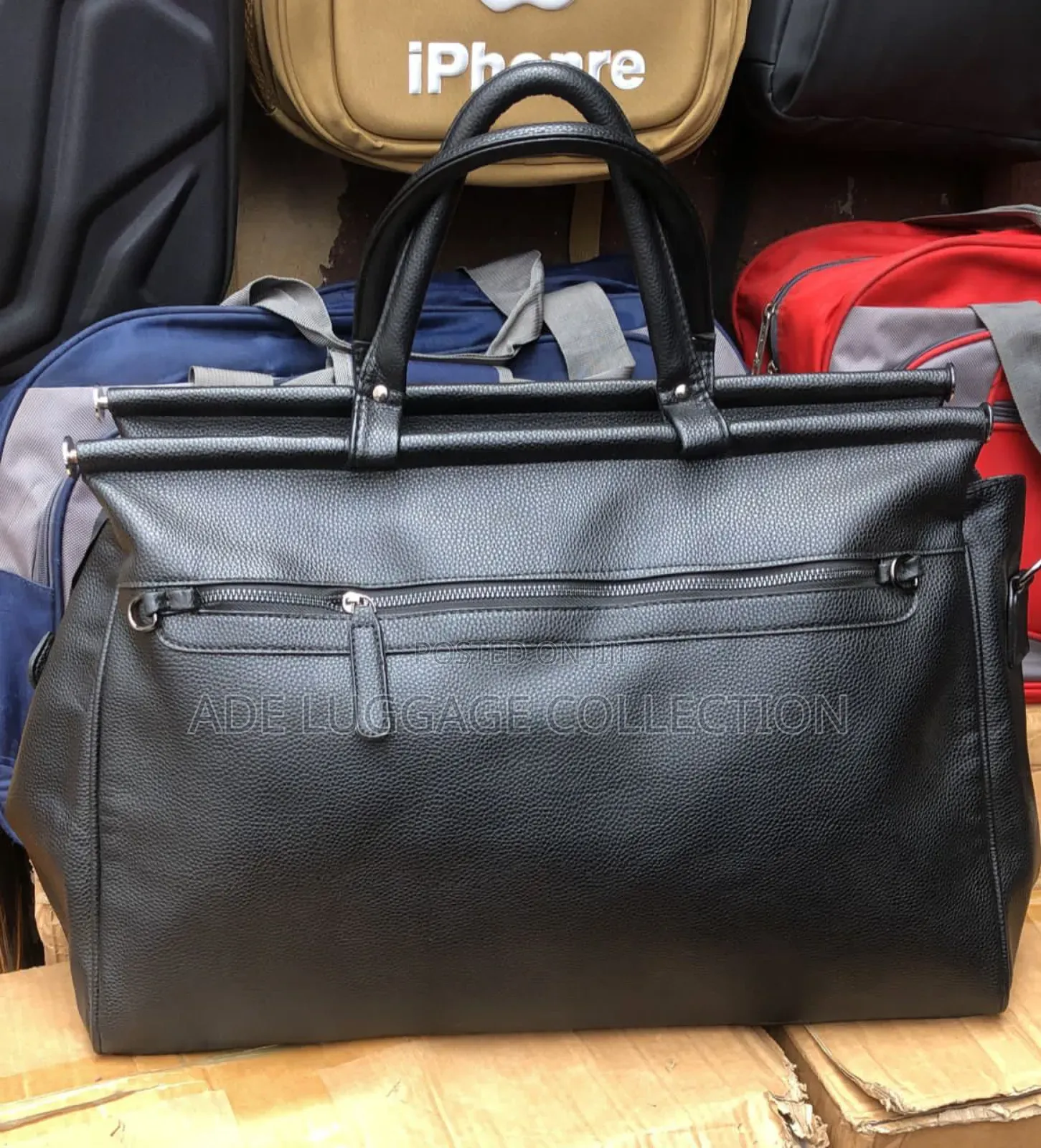 Luxury Duffle Leather Bag