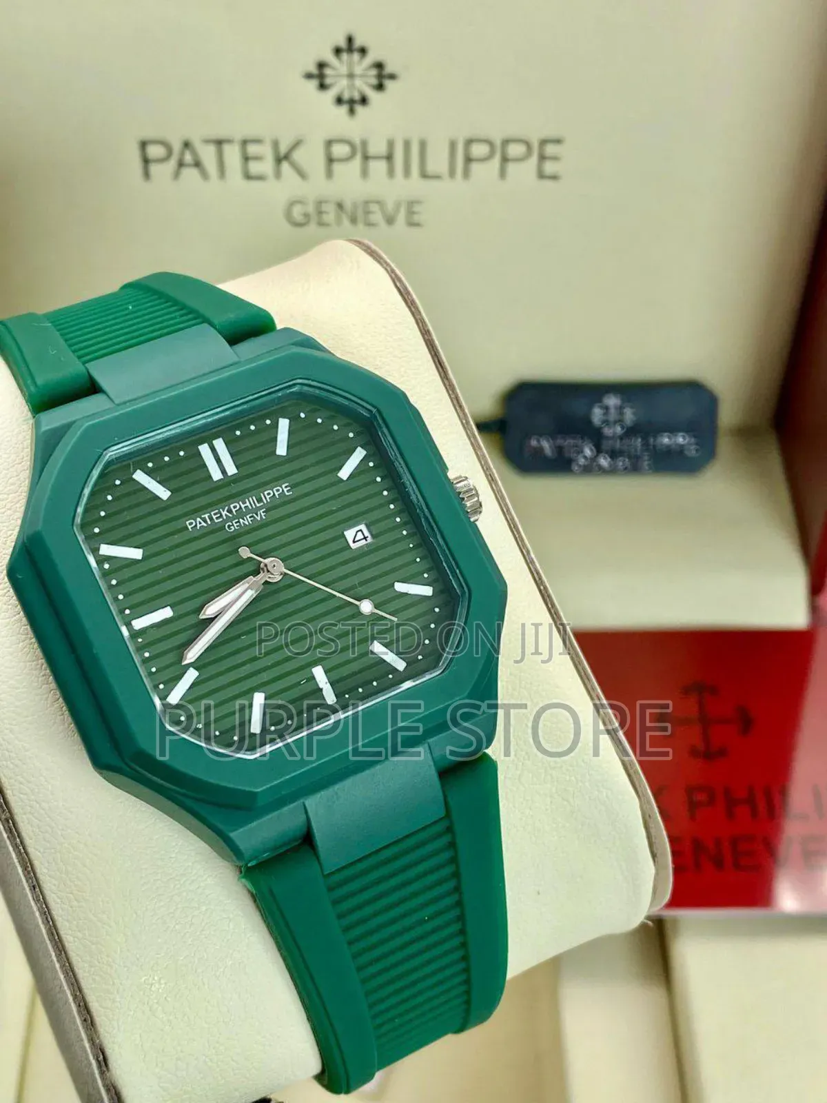 Patek Philippe. Rubber. Strap. Wristwqtch