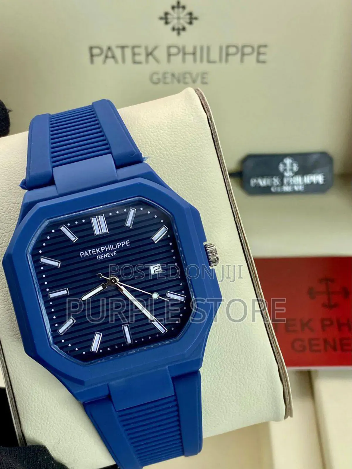 Patek Philippe. Rubber. Strap. Wristwqtch