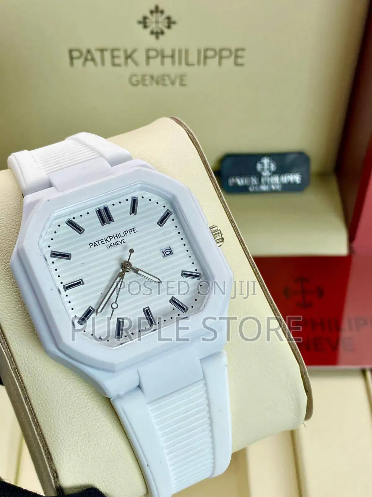 Patek Philippe. Rubber. Strap. Wristwqtch