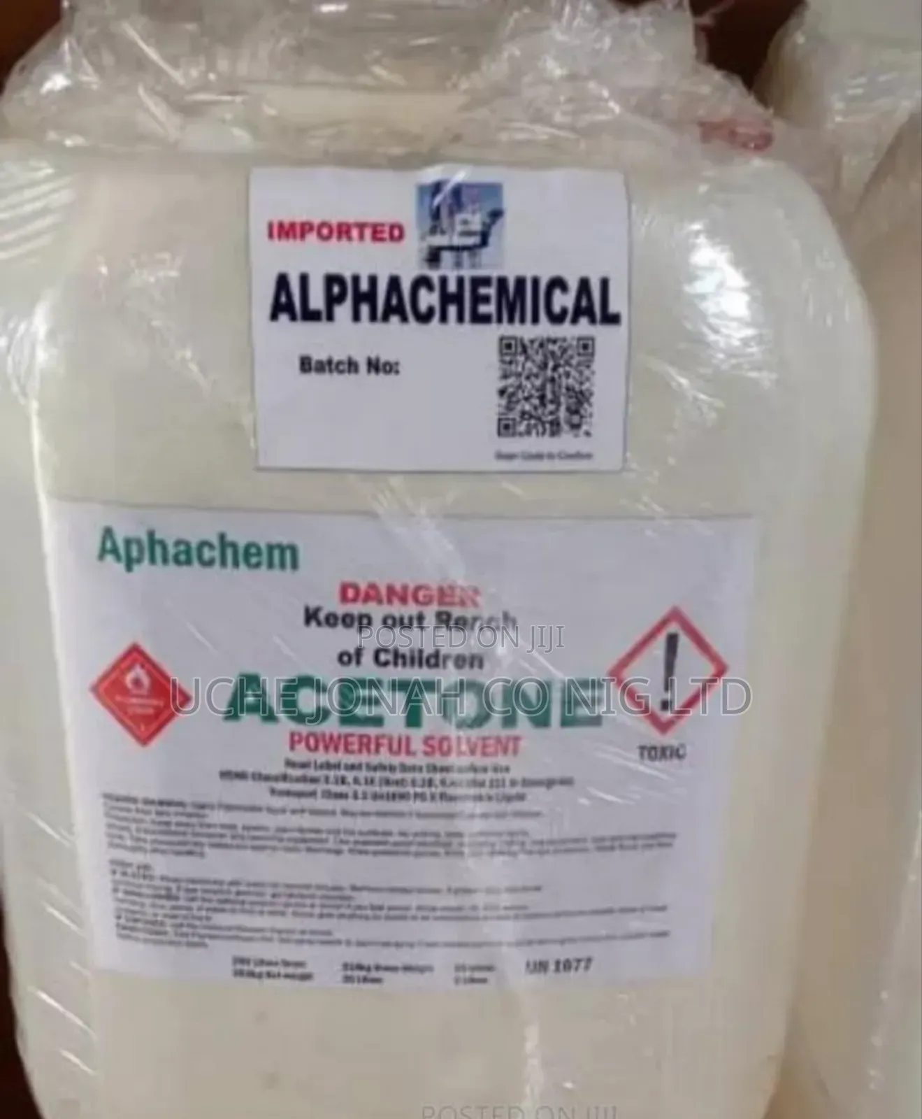 Acetone Propanone Powerful Fast Evaporating Solvent 20l