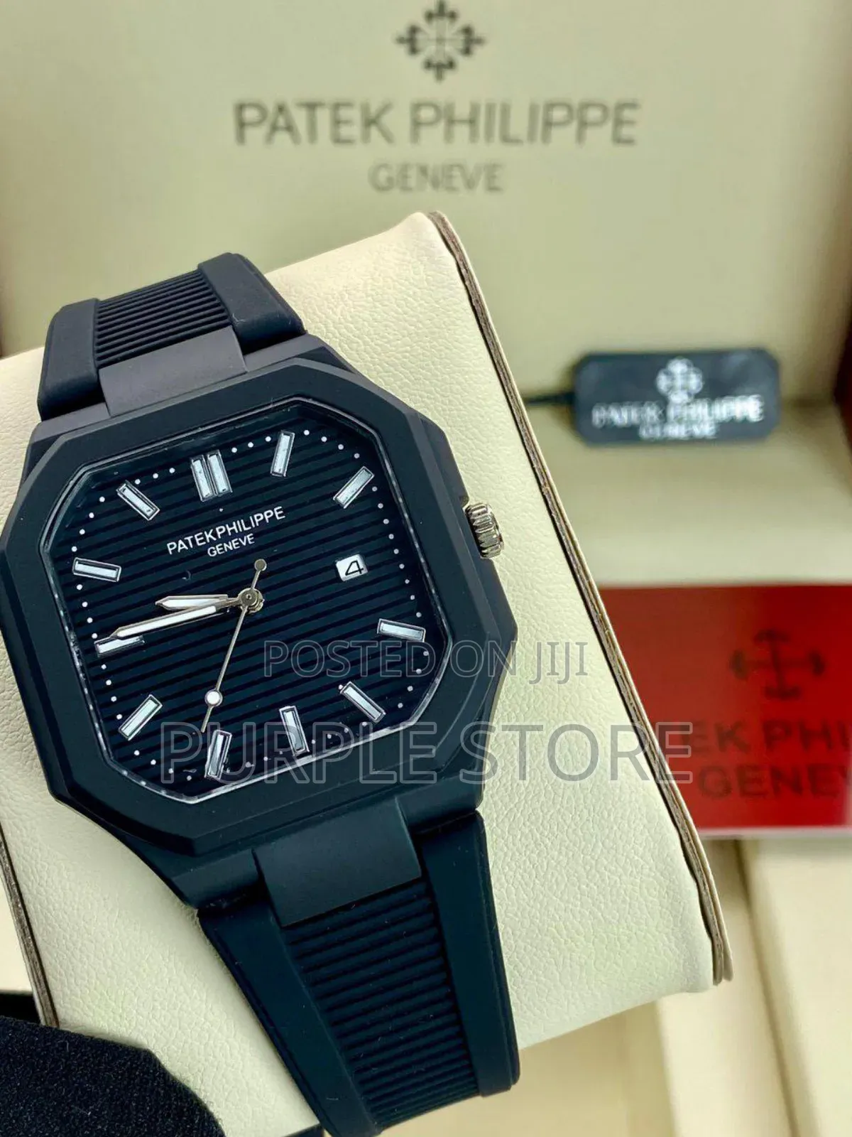 Patek Philippe. Rubber. Strap. Wristwqtch
