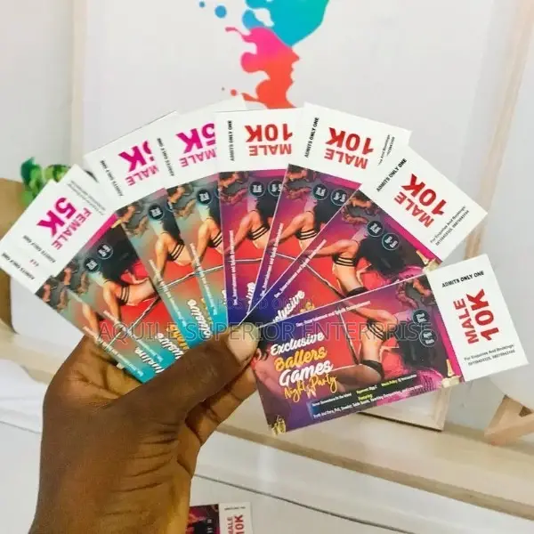 Printed Ticket Cards