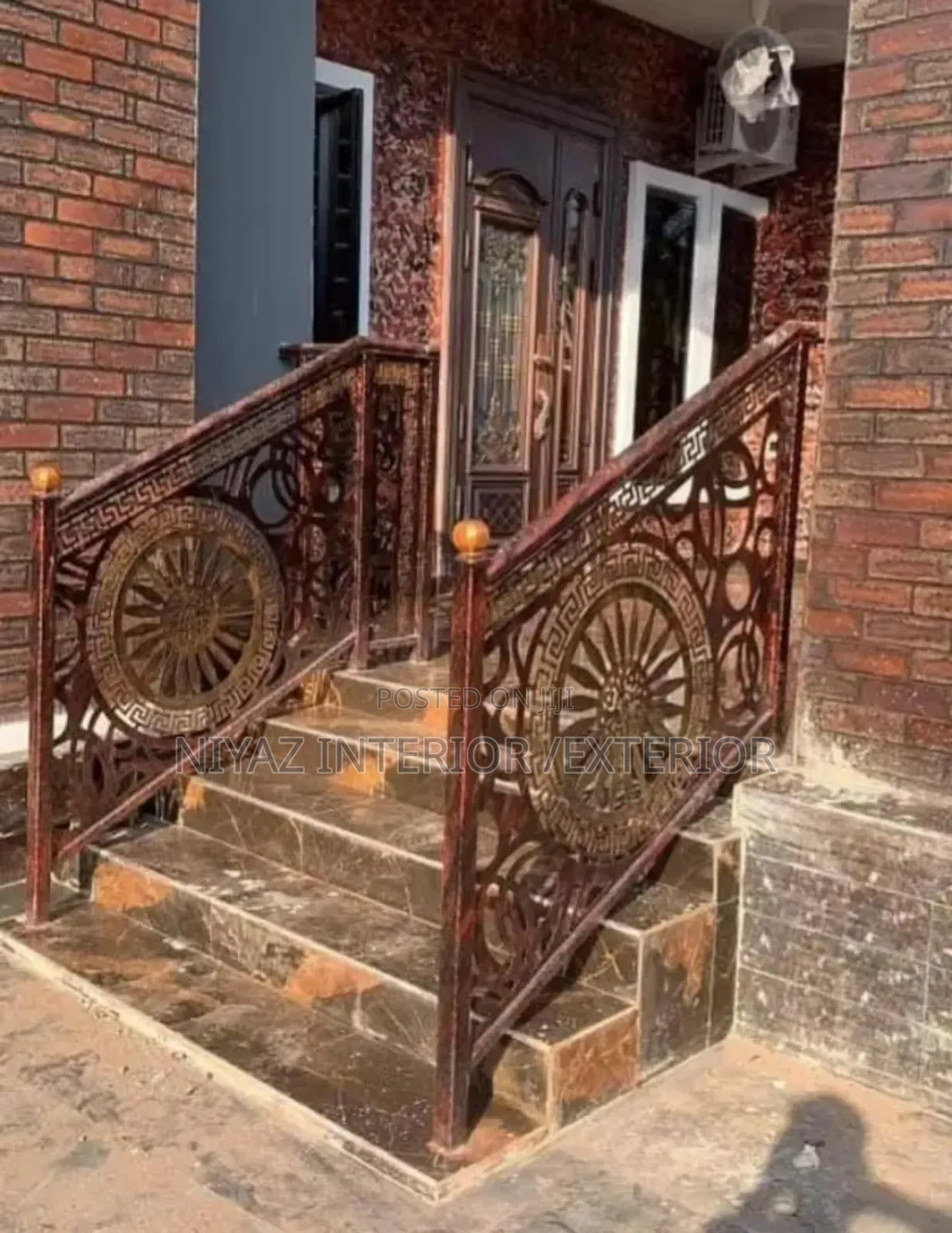 Rough Iron Handrails