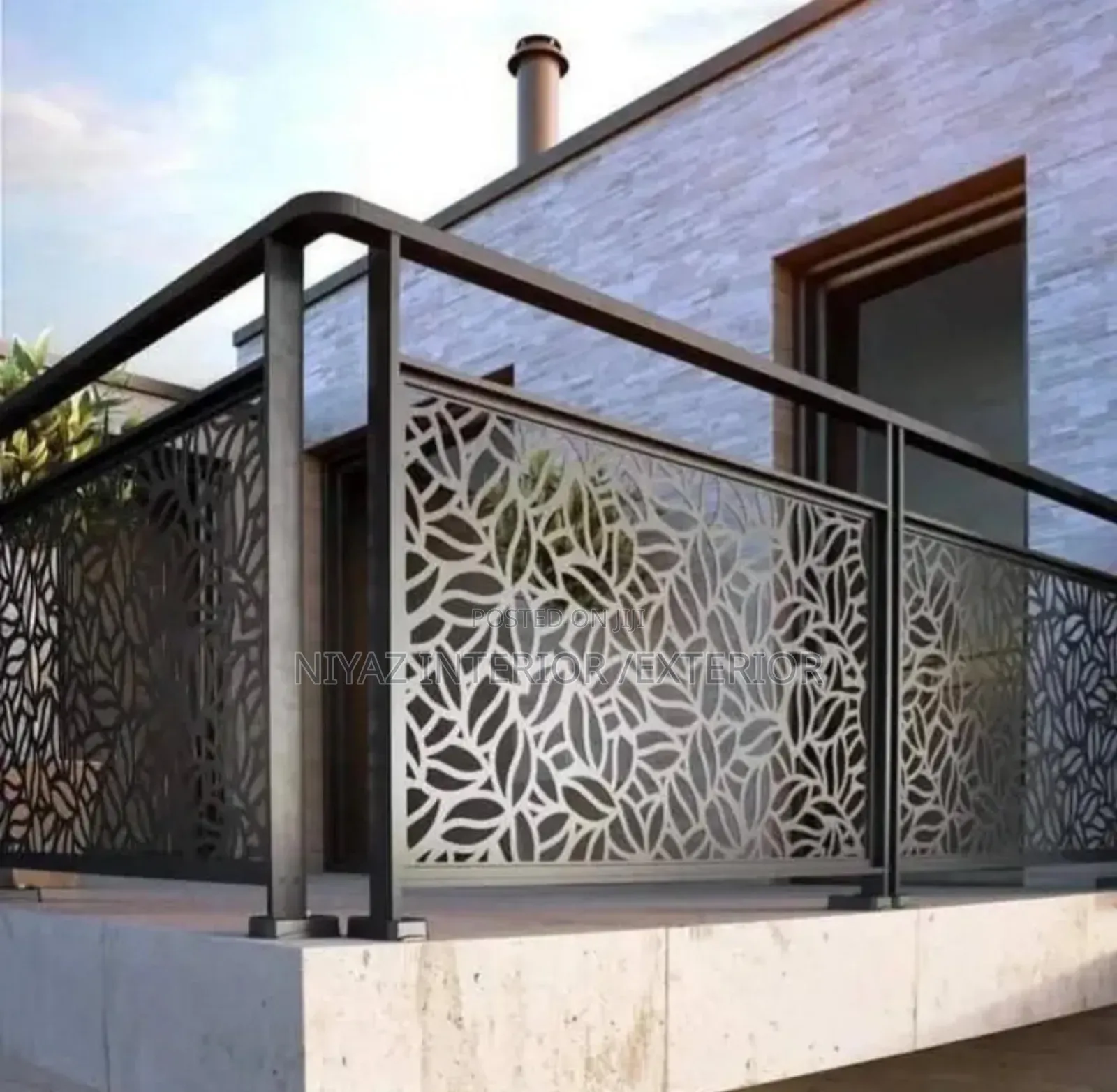 Rough Iron Handrails