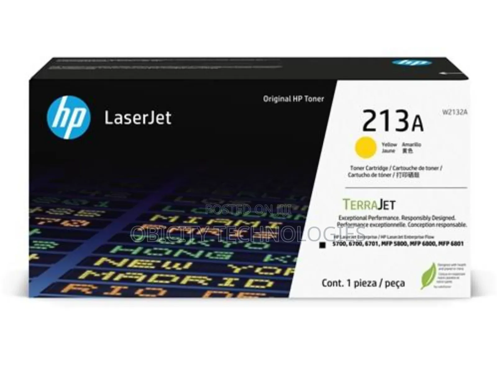 Hp 213a Yellow Toner Cartridge