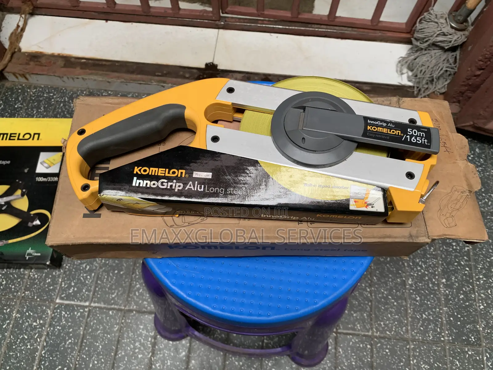 100mm/330ft Unigrip Metal Frame Long Steel Measuring Tape
