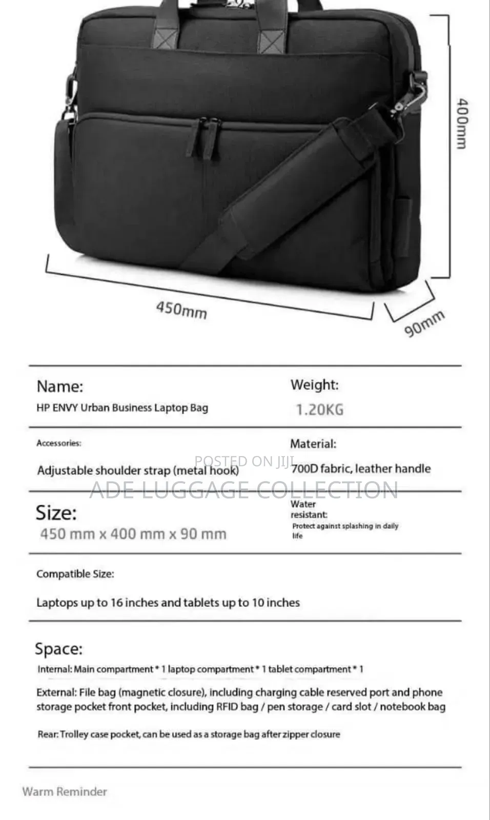 Casual Laptop Bag