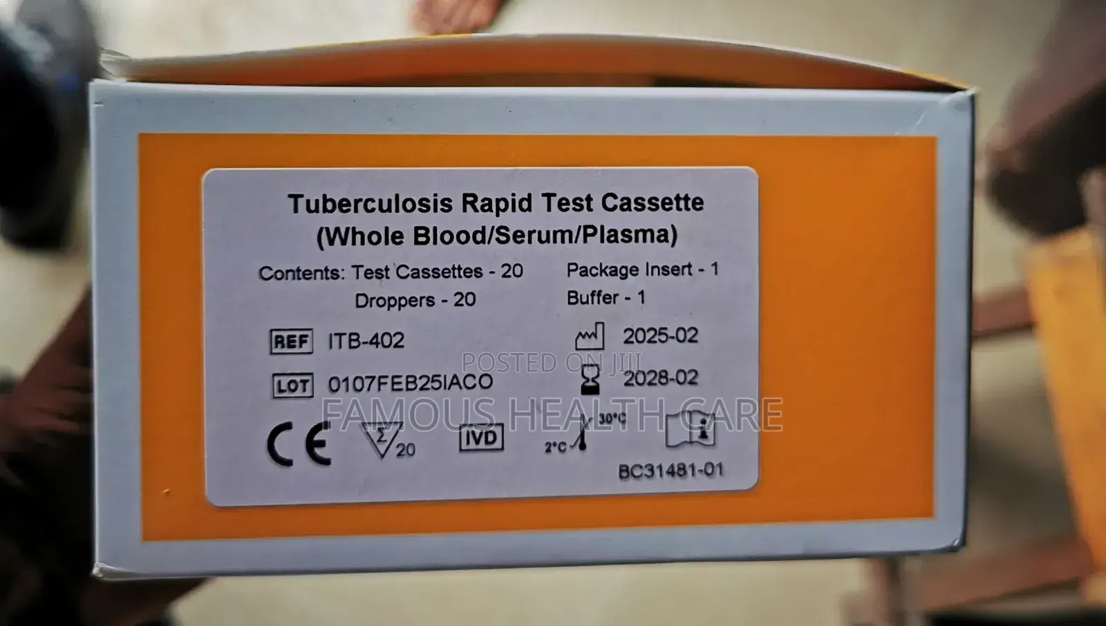 Tuberculosis Rapid Test Cassette