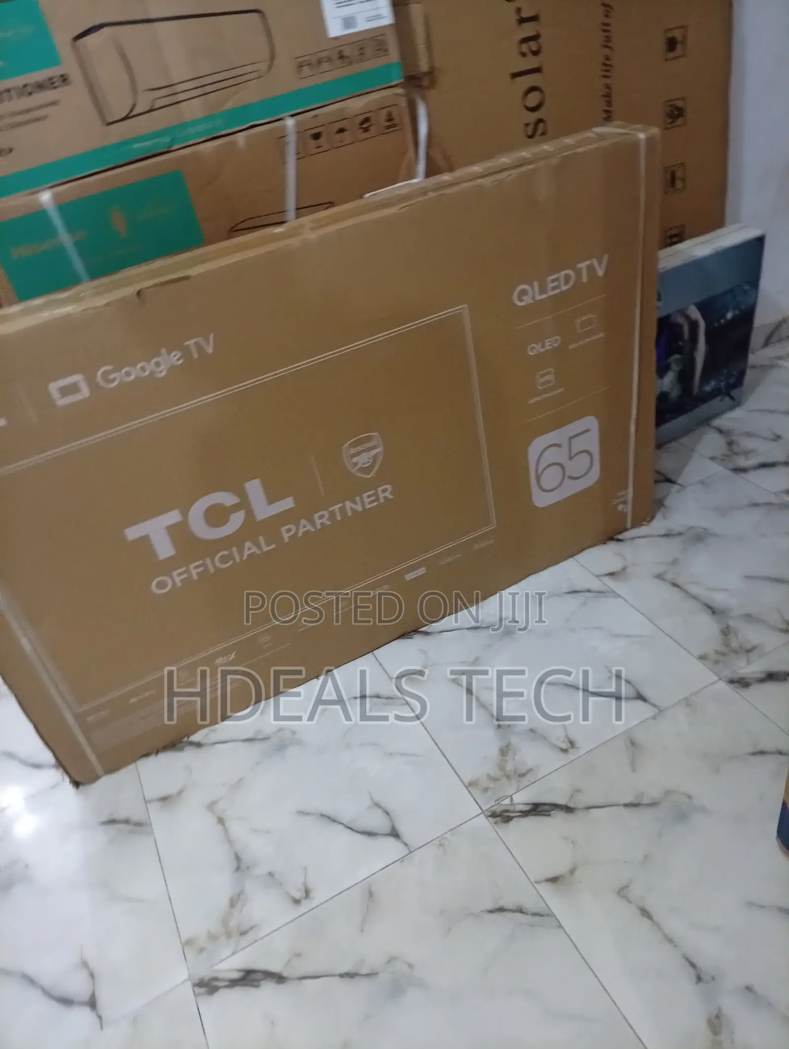 TCL 65” Qled Smart Android Tv – Ultra Thin Vivid