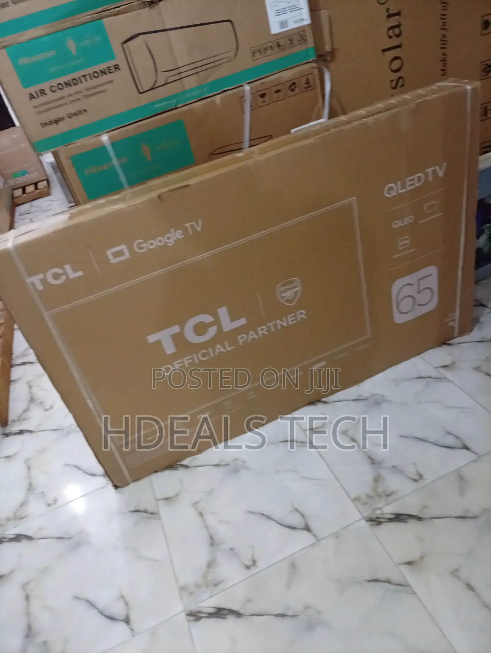 TCL 65” Qled Smart Android Tv – Ultra Thin Vivid