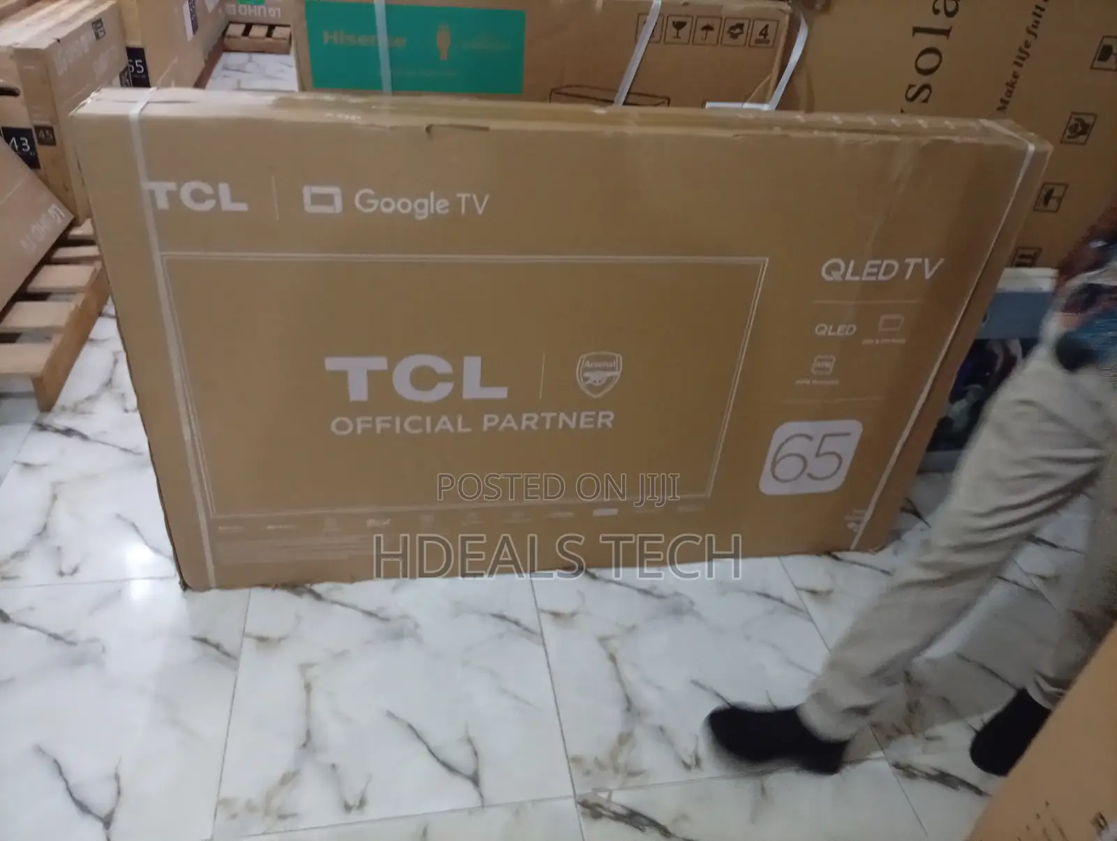 TCL 65” Google Tv – Voice Control + HDR Display