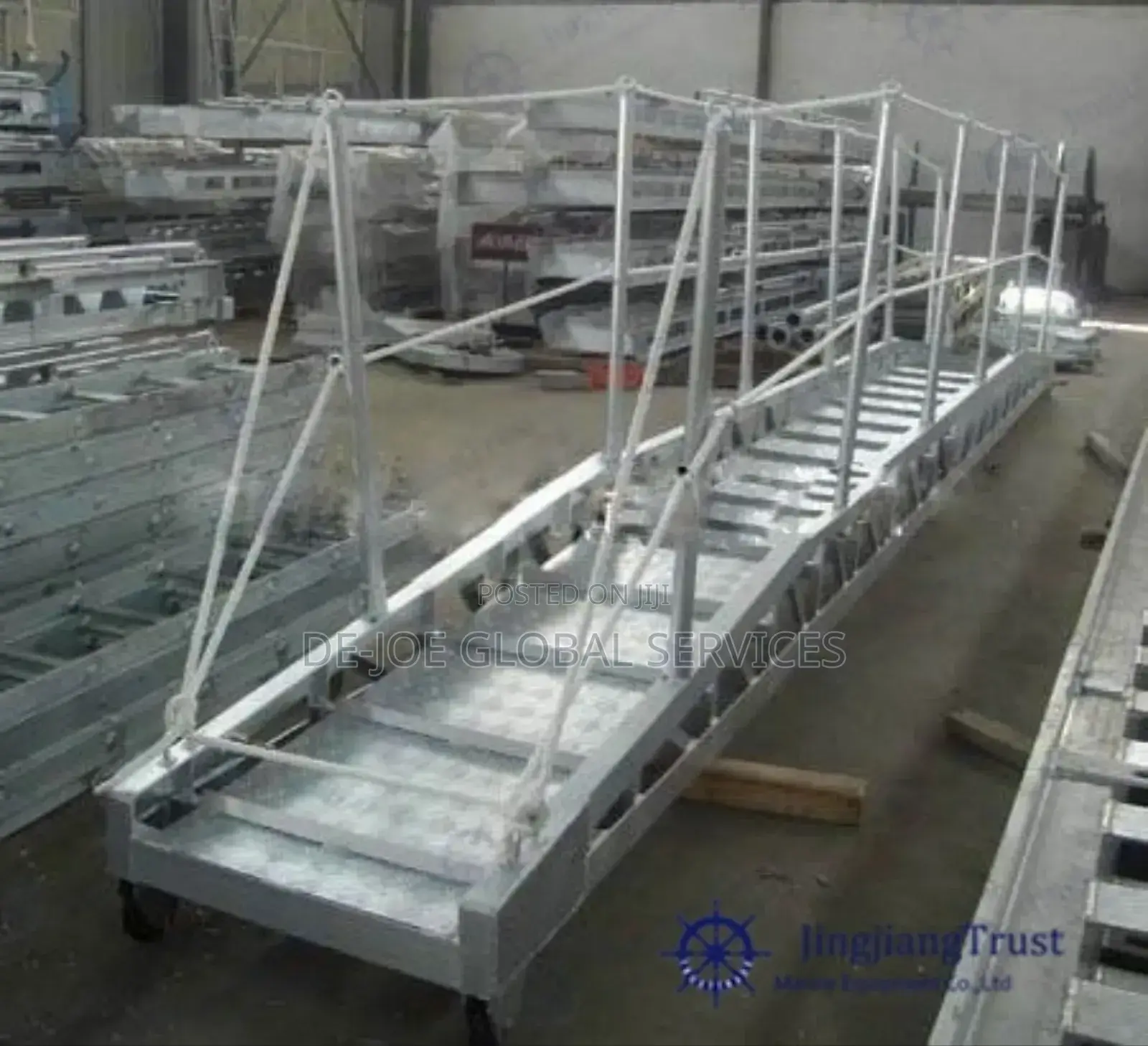 Marine Aluminium Gangway Ladder 6mtr for Port/Ship Wharf Ladder