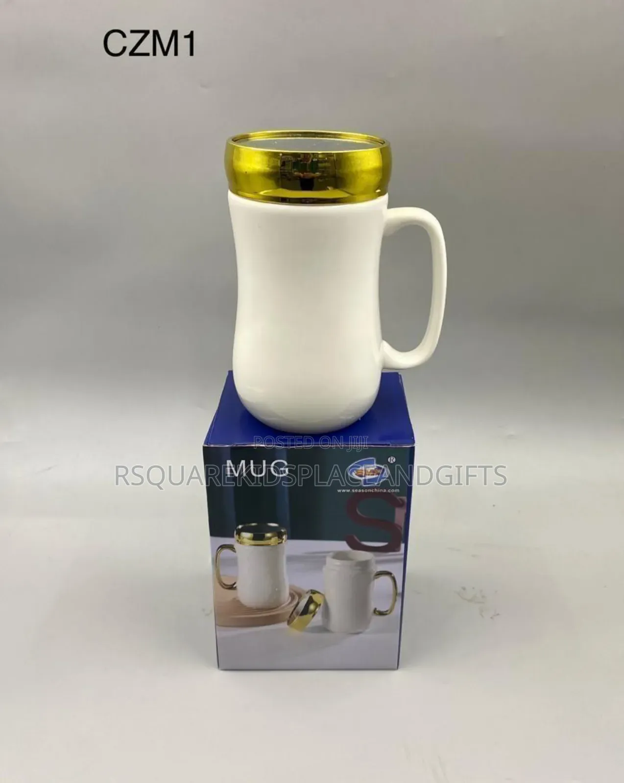 Mirror Mug With Cover for Souvenir Carton Price by 60