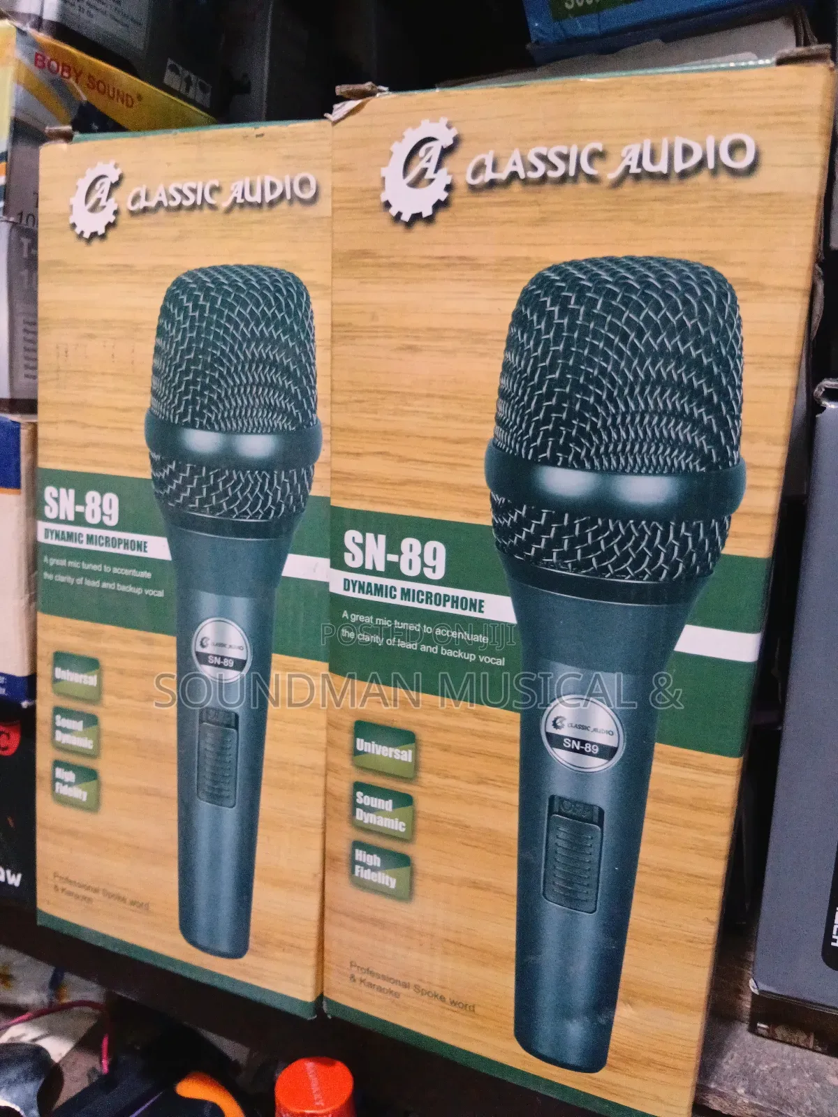 Classic Audio Sn - 89 Wired Dynamic Microphone