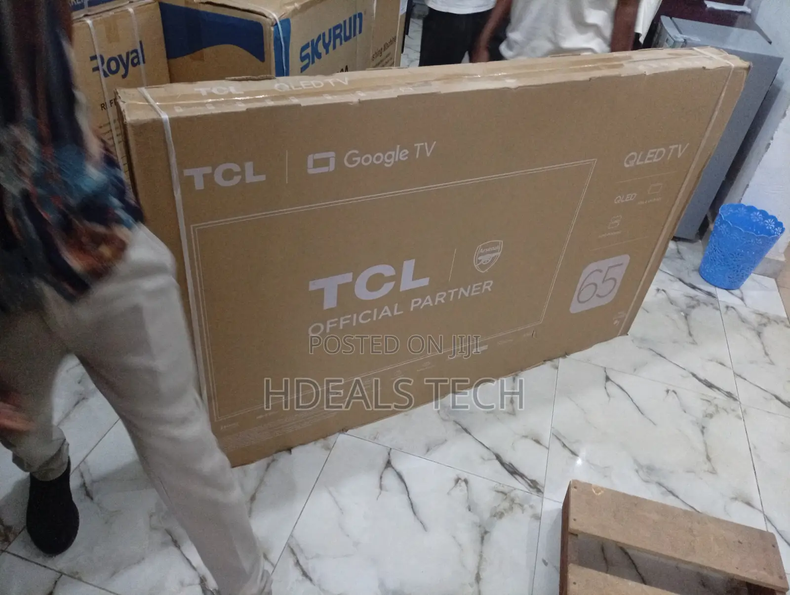 TCL 65” Tv – Built-in Chromecast + Hdmi + Usb+ Amazon Preinstalled