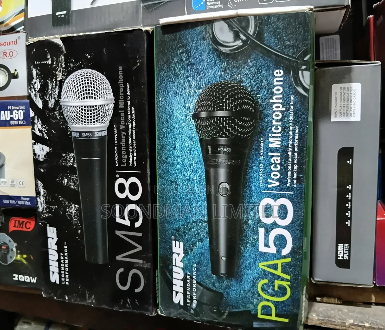 Shure Sm58 Wired Microphone Pga58