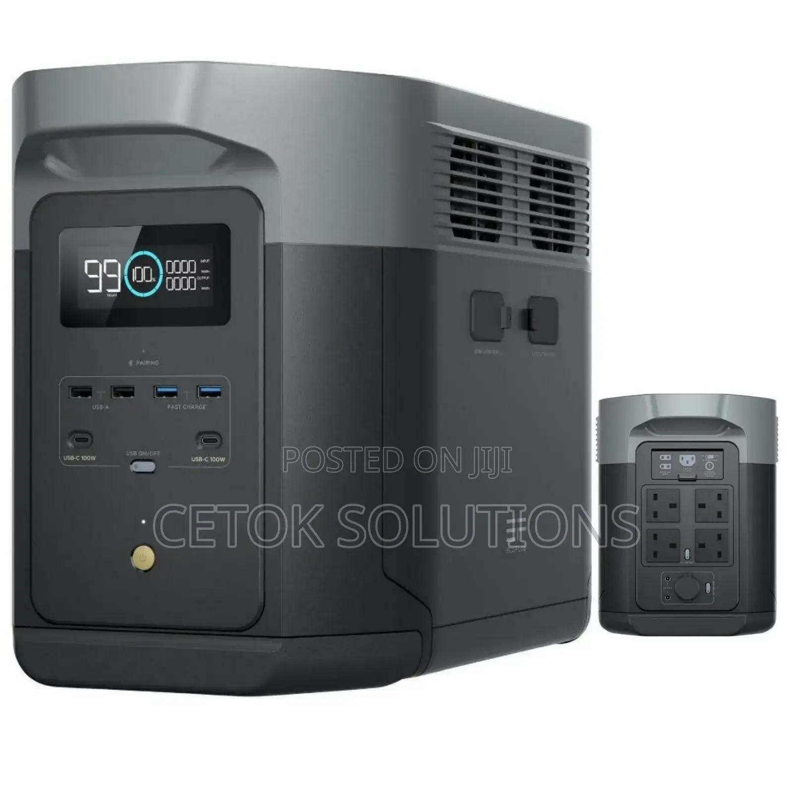 Ecoflow Delta 2 Max 2.4kva (2048wh) Solar Power Station 5yrs Warranty