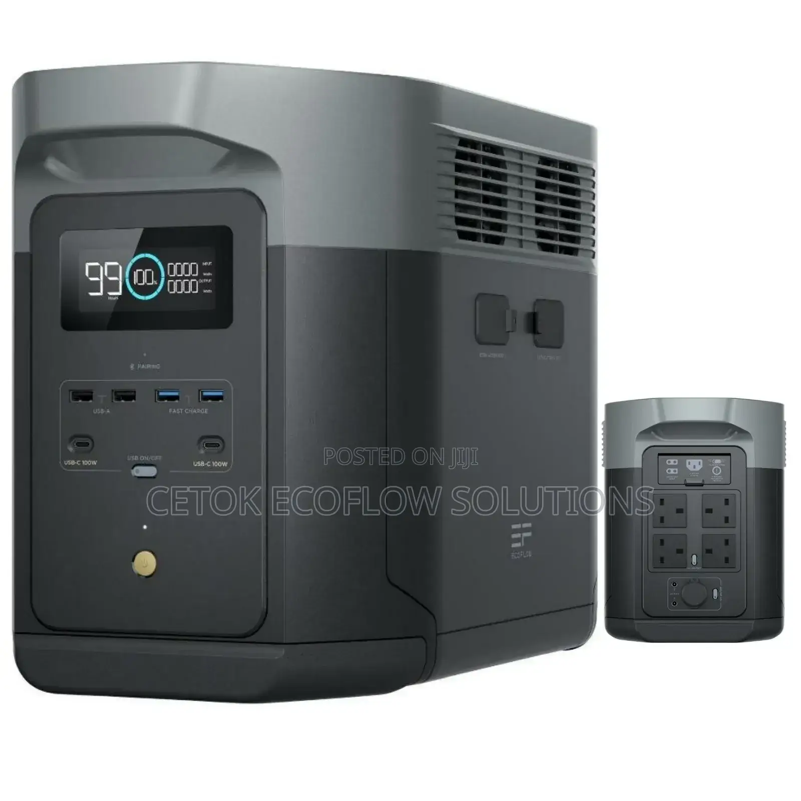 Ecoflow Delta 2 Max 2.4kva (2048wh) Solar Power Station 5yrs Warranty