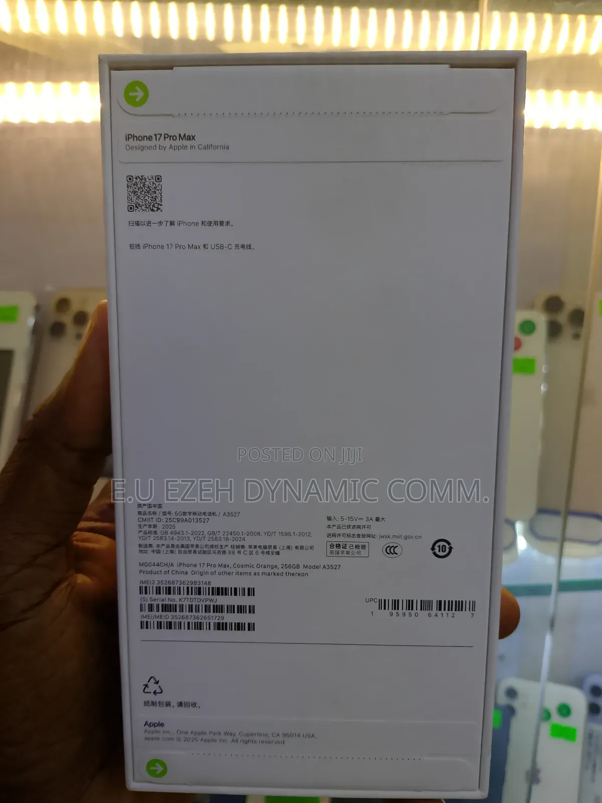 New Apple iPhone 17 Pro Max 256 GB Orange
