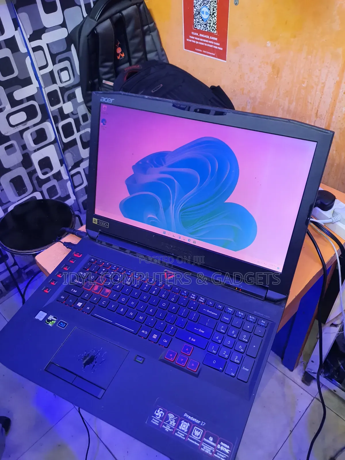 Laptop Acer Predator 17 16GB Intel Core I7 SSD 256GB