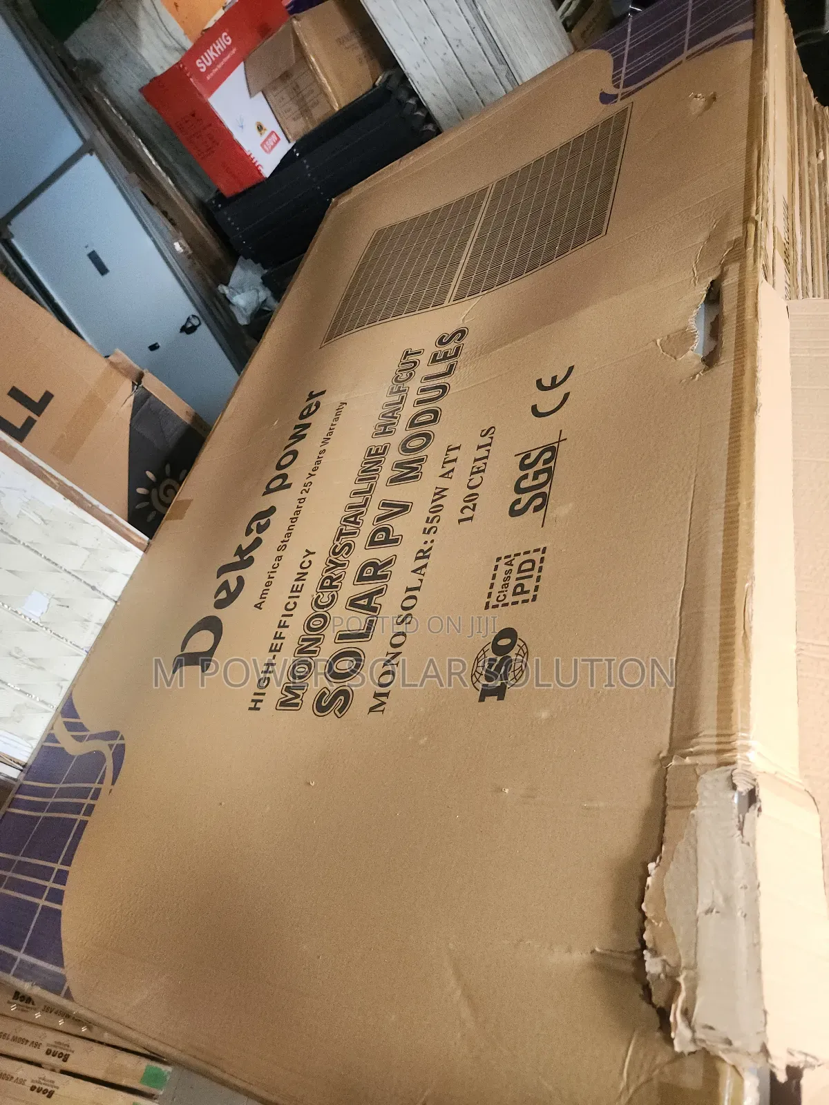 550 Watts, 120 Cells Deka Power Mono Half-cut Solar Panels