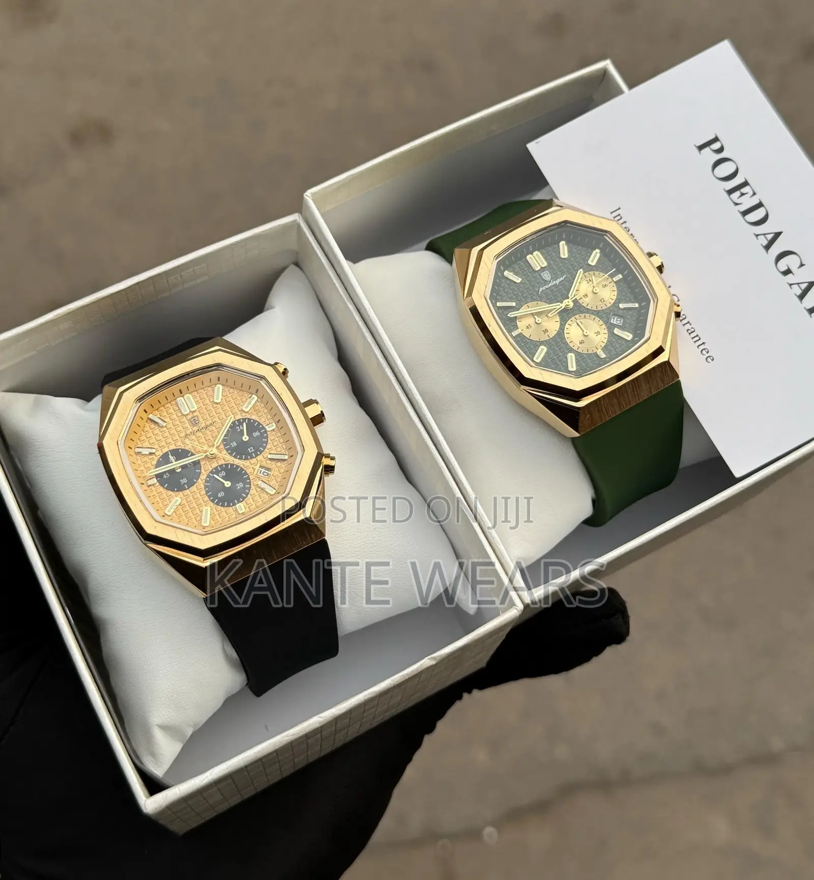 Poedagar Active Chronograph Rubber