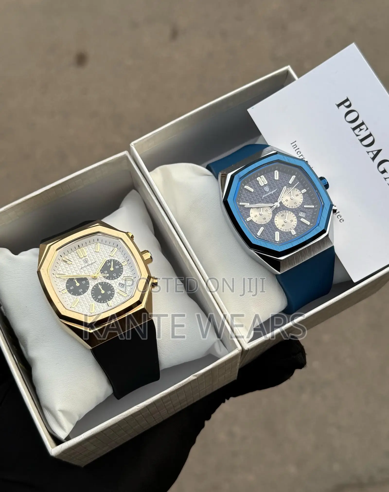 Poedagar Active Chronograph Rubber