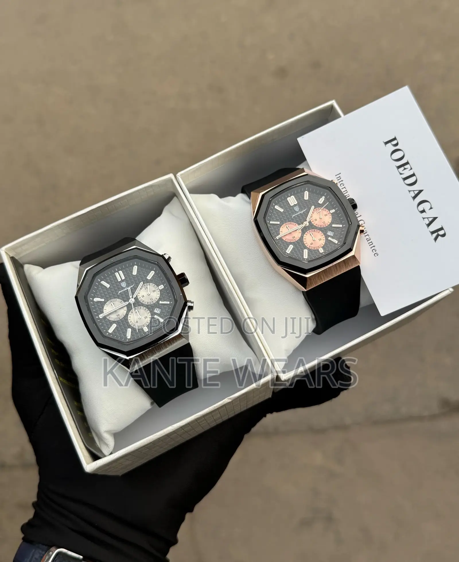 Poedagar Active Chronograph Rubber